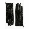 All Saints AllSaints Cleo Black Leather Gloves