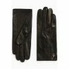 All Saints AllSaints Rivet Black Leather Gloves