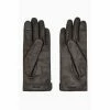 All Saints AllSaints Andra Black Leather Gloves