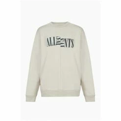 All Saints AllSaints Nico Crew Neck Grey Sweatshirt -AllSaints shop unnamed file 5436
