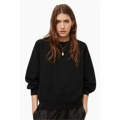 All Saints AllSaints Black Cygni Sweatshirt 4 All Saints AllSaints Black Cygni Sweatshirt -AllSaints shop unnamed file 5441