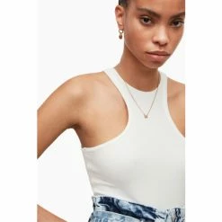 All Saints AllSaints Norma White Bodysuit -AllSaints shop unnamed file 5513