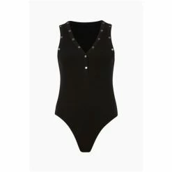 All Saints AllSaints Ava Black Bodysuit -AllSaints shop unnamed file 5532