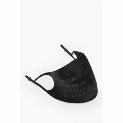 All Saints AllSaints Black Address Face Mask -AllSaints shop unnamed file 5543