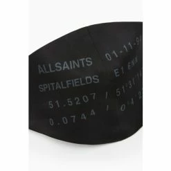 All Saints AllSaints Black Address Face Mask -AllSaints shop unnamed file 5545