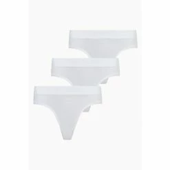 All Saints AllSaints White Betha Thongs 3 Pack