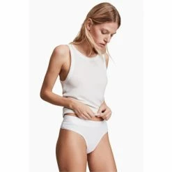 All Saints AllSaints White Betha Thongs 3 Pack -AllSaints shop unnamed file 5579