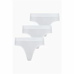 All Saints AllSaints White Betha Thongs 3 Pack -AllSaints shop unnamed file 5580