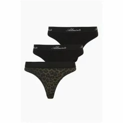 All Saints AllSaints Betha Leppo Black Thongs 3 Pack -AllSaints shop unnamed file 5584