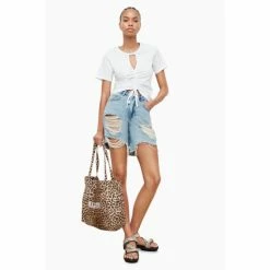 All Saints AllSaints Gigi White T-Shirt -AllSaints shop unnamed file 56