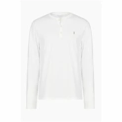All Saints White Brace Ls Henley T-Shirt -AllSaints shop unnamed file 560