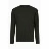 All Saints AllSaints Green Figure Long Sleeve Crew T-Shirt