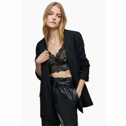 All Saints AllSaints Black Maren Bra Top -AllSaints shop unnamed file 5637