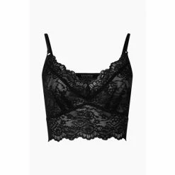All Saints AllSaints Black Maren Bra Top -AllSaints shop unnamed file 5641