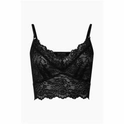 All Saints AllSaints Black Maren Bra Top -AllSaints shop unnamed file 5642