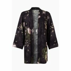 All Saints AllSaints Carina Asago Black Kimono -AllSaints shop unnamed file 5660