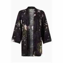 All Saints AllSaints Carina Asago Black Kimono -AllSaints shop unnamed file 5661