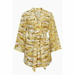 All Saints AllSaints Yellow Carina Oniyuri Kimono -AllSaints shop unnamed file 5666