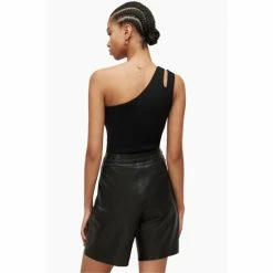 All Saints AllSaints Laurel Black Top -AllSaints shop unnamed file 5675