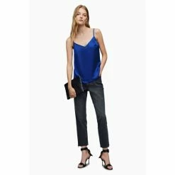All Saints AllSaints Blue Tami Top -AllSaints shop unnamed file 5681