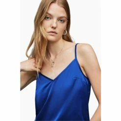 All Saints AllSaints Blue Tami Top -AllSaints shop unnamed file 5684