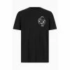 All Saints AllSaints Quill Short Sleeve Crew Black T-Shirt