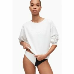 All Saints AllSaints Black Mia Split Saints Bikini -AllSaints shop unnamed file 5695