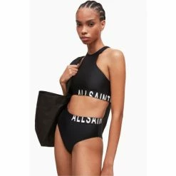 All Saints AllSaints Black Dara Racer Bikini Bottoms -AllSaints shop unnamed file 5703