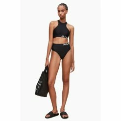 All Saints AllSaints Black Dara Racer Bikini Bottoms -AllSaints shop unnamed file 5704