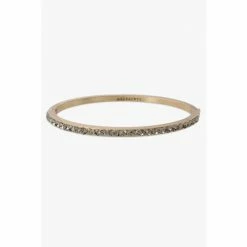 All Saints AllSaints Grey Pave Bangle Bracelet