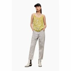 All Saints AllSaints Yellow Tami Oniyuri Top -AllSaints shop unnamed file 5729