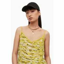 All Saints AllSaints Yellow Tami Oniyuri Top -AllSaints shop unnamed file 5731