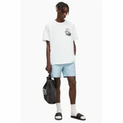 All Saints AllSaints Blue Warden Shorts