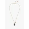 All Saints AllSaints Grey Celestial Charm Pendant Necklace