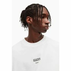 All Saints AllSaints Burman White Crew T-Shirt -AllSaints shop unnamed file 580