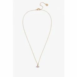 All Saints AllSaints Purple Amethyst Pendant Necklace