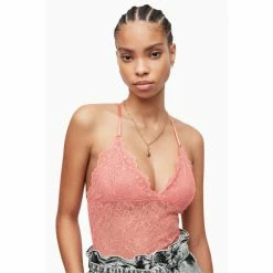 All Saints AllSaints Erity Pink Bodysuit -AllSaints shop unnamed file 5820
