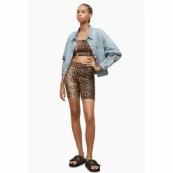 All Saints AllSaints Ariel Noche Yellow Crop Top -AllSaints shop unnamed file 5826