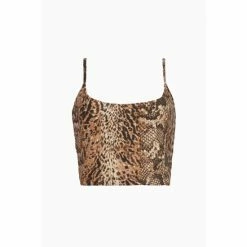 All Saints AllSaints Ariel Noche Yellow Crop Top -AllSaints shop unnamed file 5827