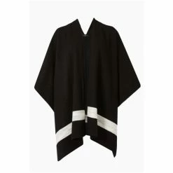 All Saints AllSaints Black Pru Shawl -AllSaints shop unnamed file 5851