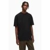 All Saints AllSaints Isac Black Crew Neck T-Shirt