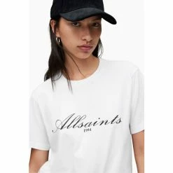 All Saints AllSaints Pegasi Boyfriend White T-Shirt -AllSaints shop unnamed file 624