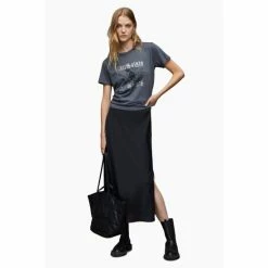 All Saints AllSaints Grey Novus Grace T-Shirt -AllSaints shop unnamed file 630