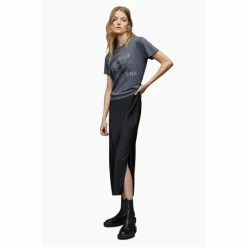 All Saints AllSaints Grey Novus Grace T-Shirt -AllSaints shop unnamed file 631