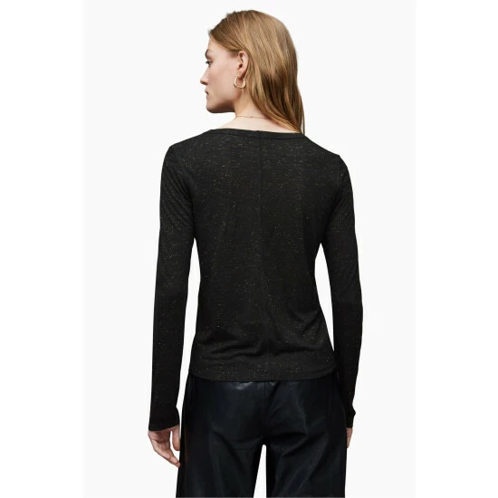 unnamed-file-643.jpg All Saints AllSaints Esme Shimmer Black Long Sleeve T-Shirt -AllSaints shop unnamed file 643