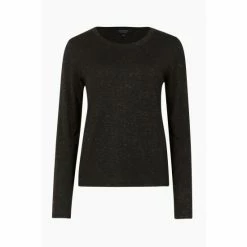 All Saints AllSaints Esme Shimmer Black Long Sleeve T-Shirt 5 All Saints AllSaints Esme Shimmer Black Long Sleeve T-Shirt -AllSaints shop unnamed file 647