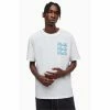All Saints White Ignitor Short Sleeve Crew T-Shirt