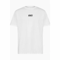 All Saints AllSaints Refract Short Sleeve Crew White T-Shirt -AllSaints shop unnamed file 692