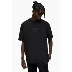 All Saints AllSaints Bones Short Sleeve Crew Black T-Shirt