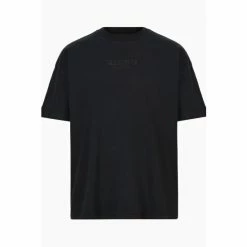 All Saints AllSaints Bones Short Sleeve Crew Black T-Shirt -AllSaints shop unnamed file 707